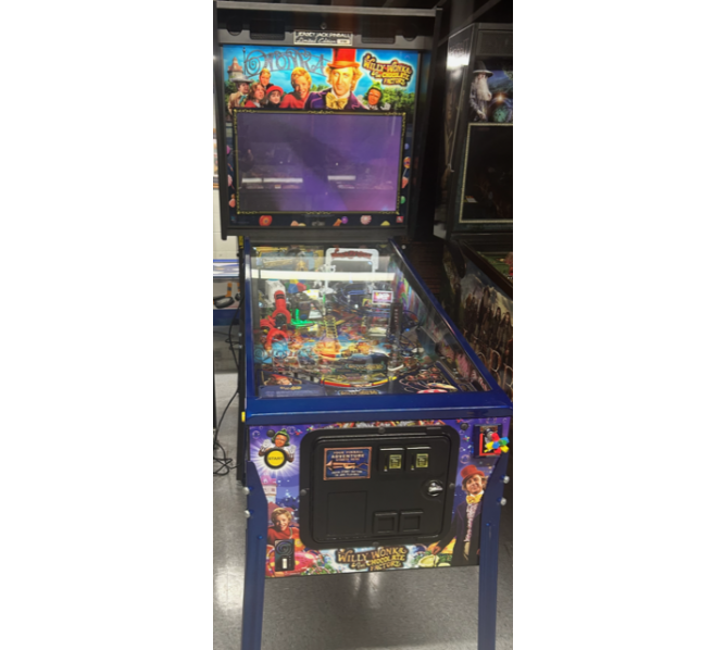 JJP WILLY WONKA & THE CHOCOLATE FACTORY LE Pinball Machine for sale